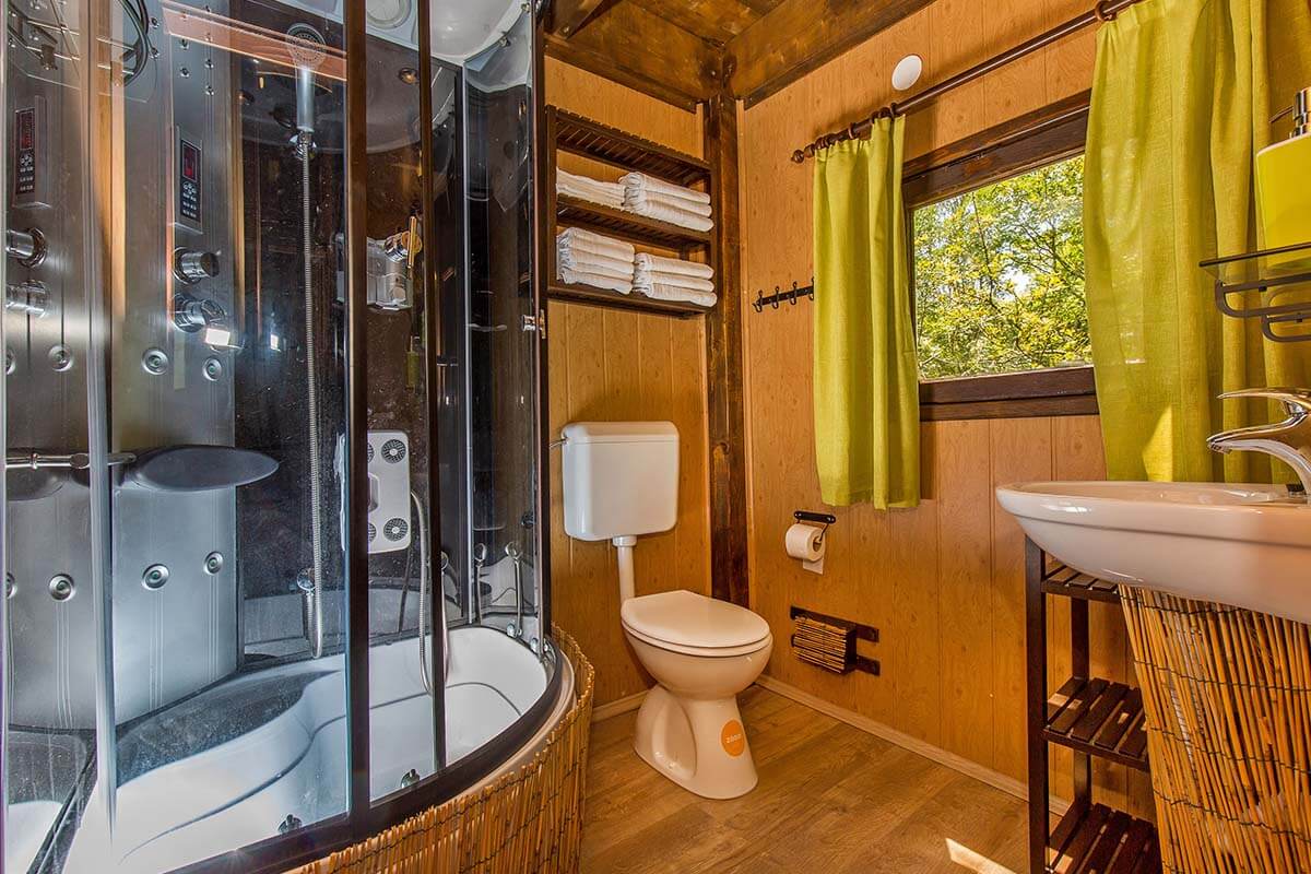 tree house bathroom